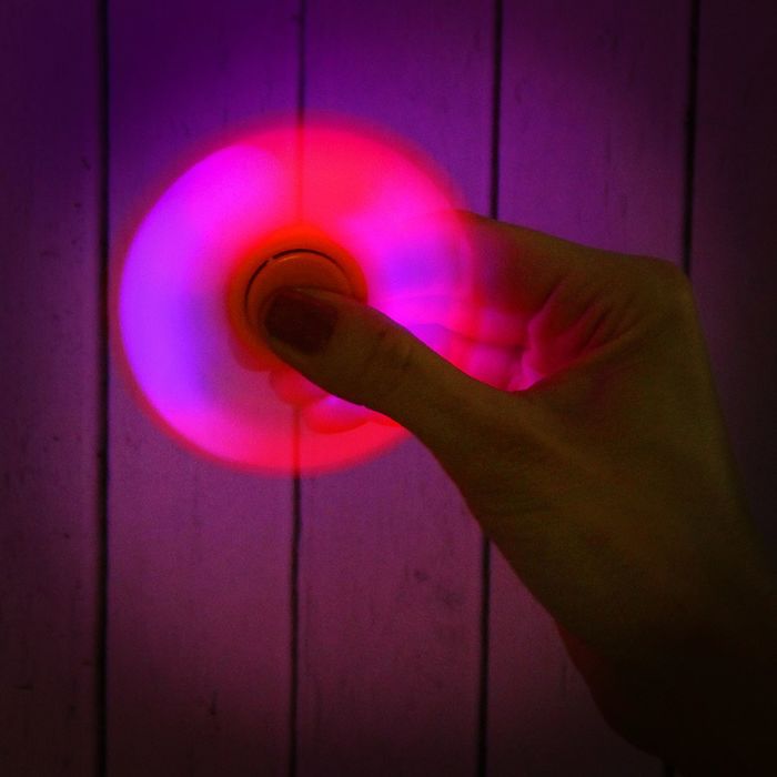 Спиннер LED light Жёлтый