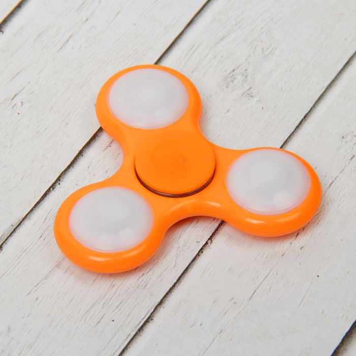 Спиннер LED light Жёлтый