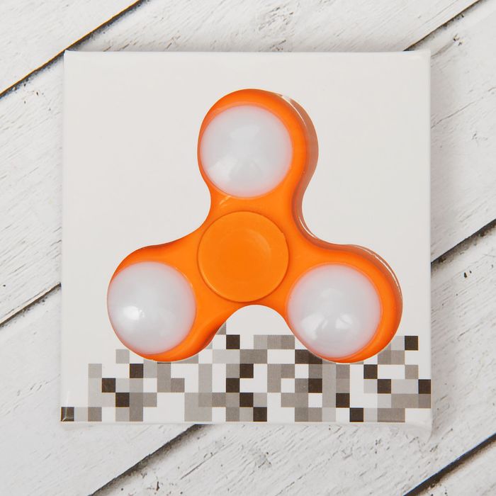 Спиннер LED light Жёлтый