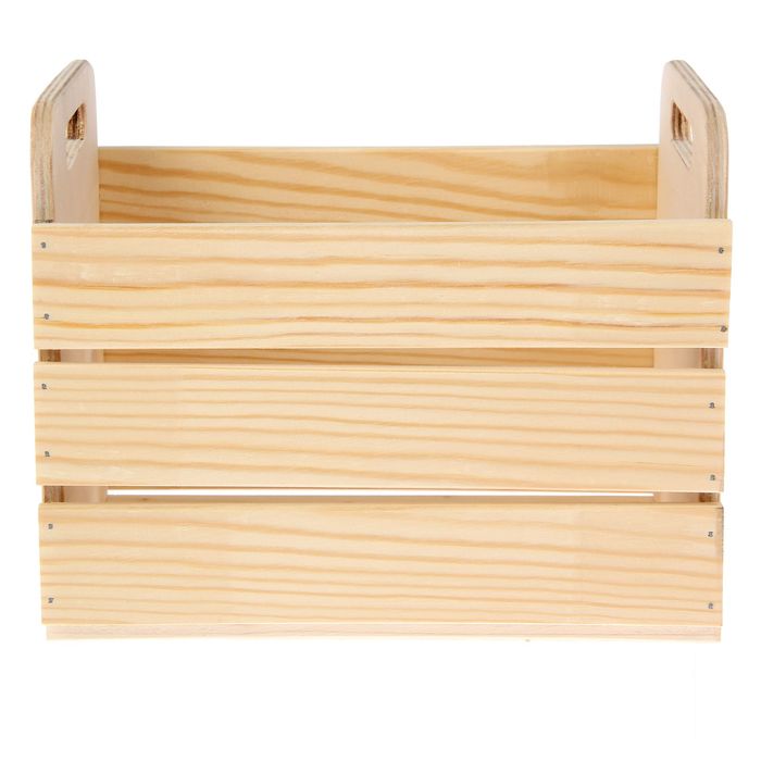 Ящик деревянный, с ручками