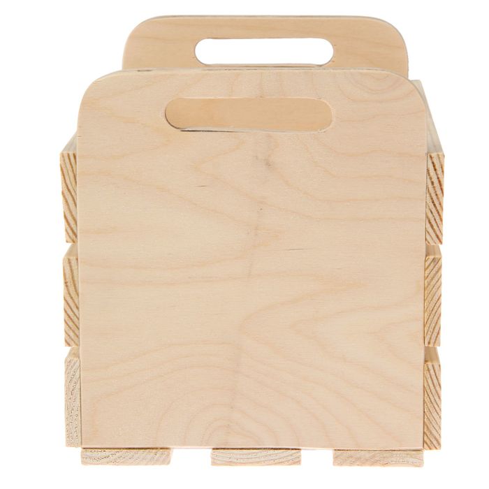 Ящик деревянный, с ручками