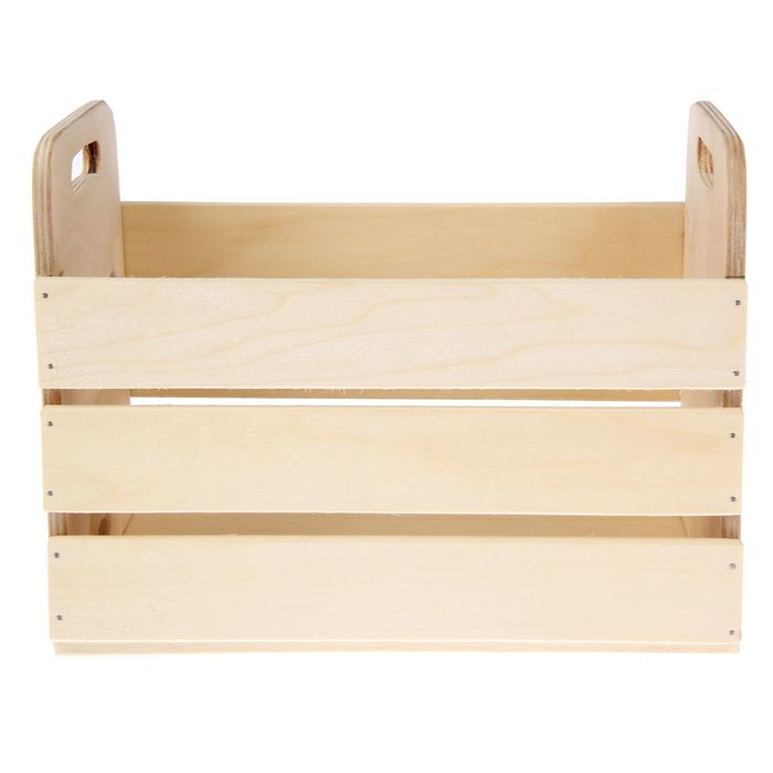 Ящик деревянный, с ручками