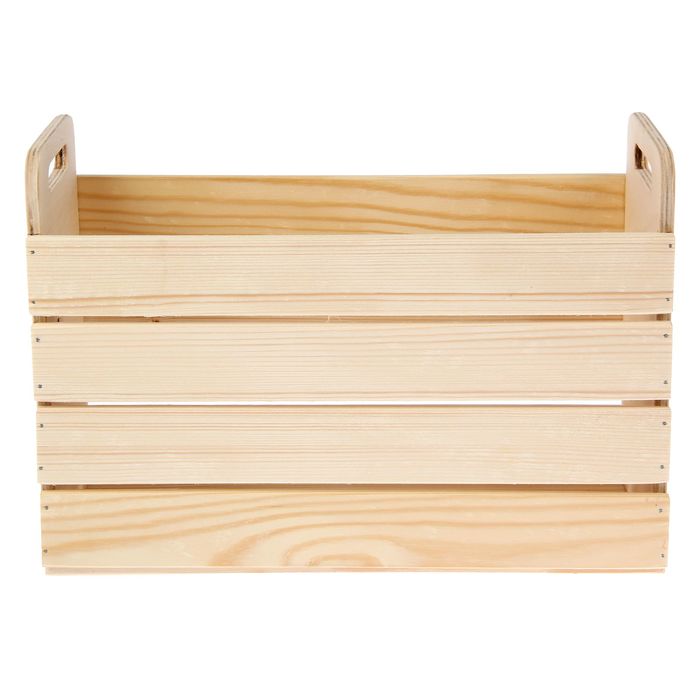 Ящик деревянный, с ручками