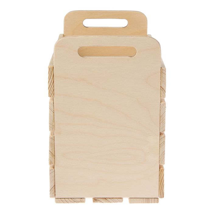 Ящик деревянный, с ручками