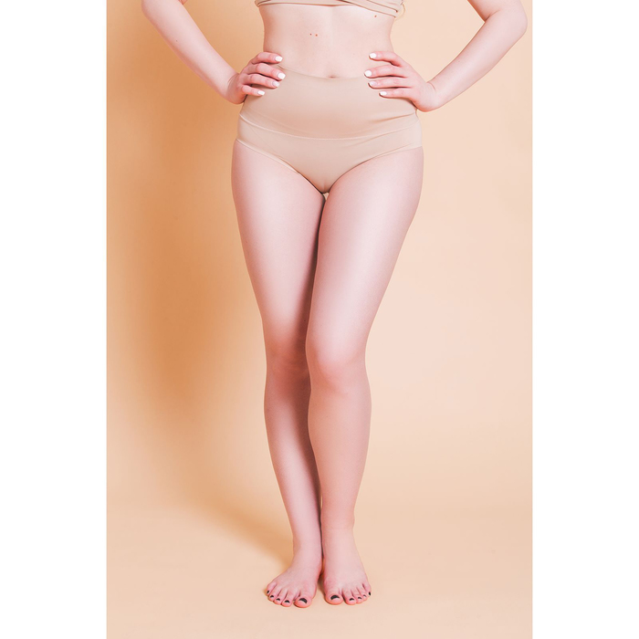 Трусы корректирующие широкий пояс ONLITOP Skulptor, размер 46-48, цвет светло-бежевый