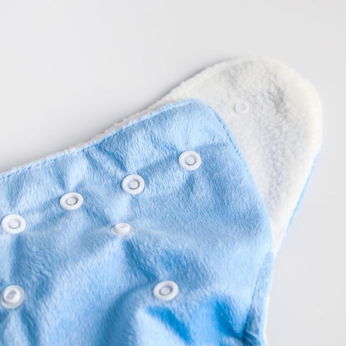 Многоразовый подгузник «Для мальчишек», на кнопках, цвета МИКС