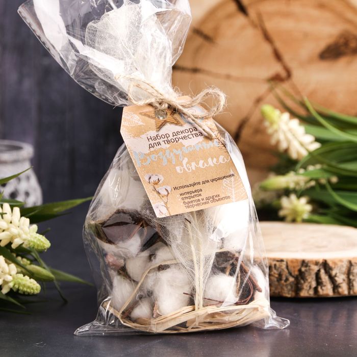 Набор природного декора «Воздушные облака»,