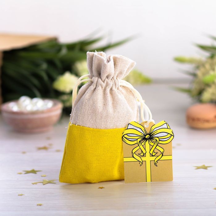 Мешочек подарочный "Поздравляю", 8 х12 см