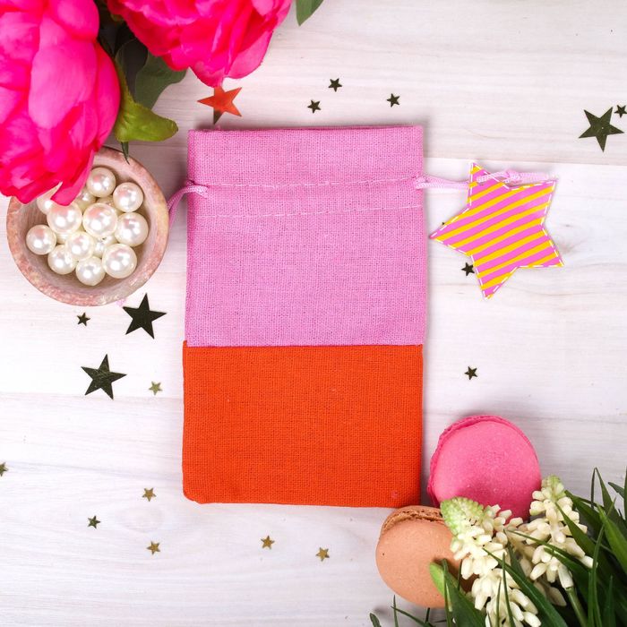 Мешочек подарочный "Улыбайся", 10 х16 см