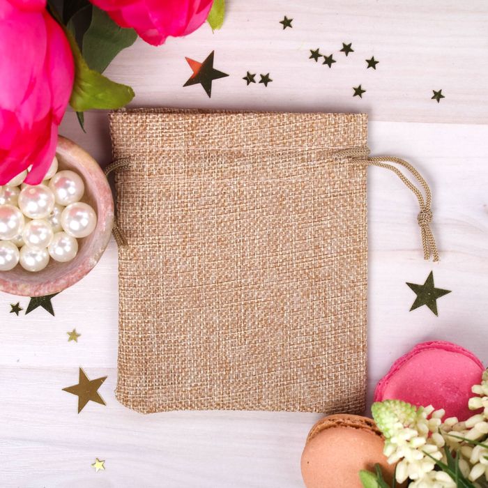 Мешочек подарочный "С днем рождения", 10 х12 см