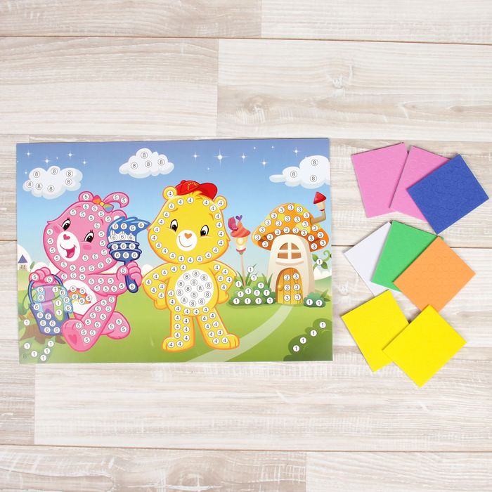 Мозаика стикерная "Друзья", круглые элементы