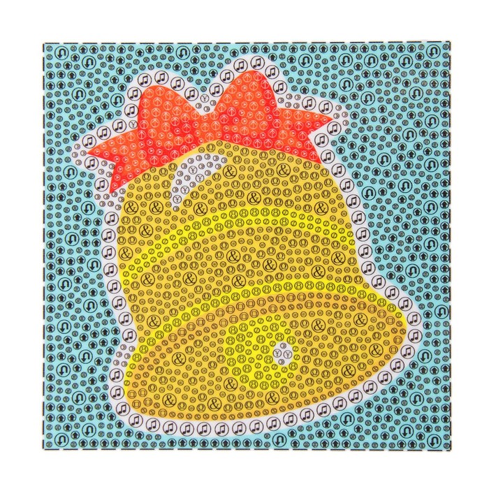 Алмазная мозаика &quot;Колокольчик&quot; рамка 15х15 с подставкой