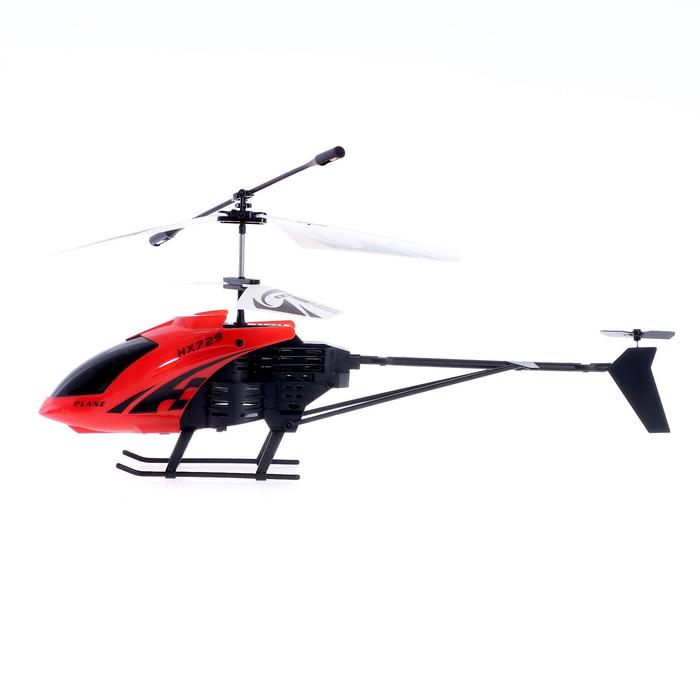 Вертолет радиоуправляемый «Эксперт», работает от аккумулятора, цвет красный