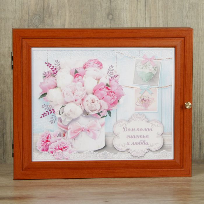 Ключница "Пионы"