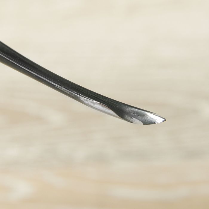 Стамеска правая прямая полукруглая косая №6