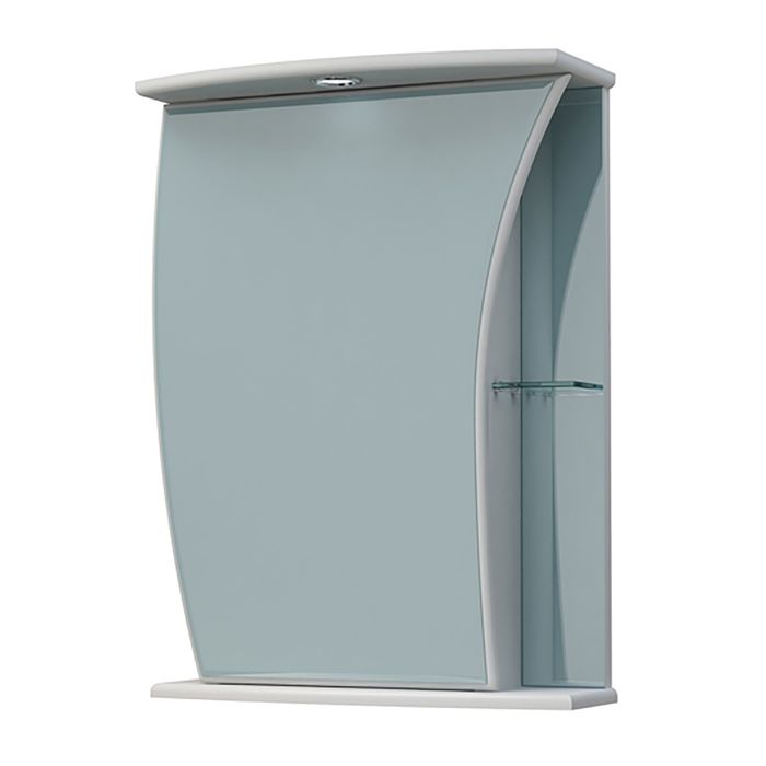 Шкаф-зеркало  "Парус 50 С", белый УЦЕНКА