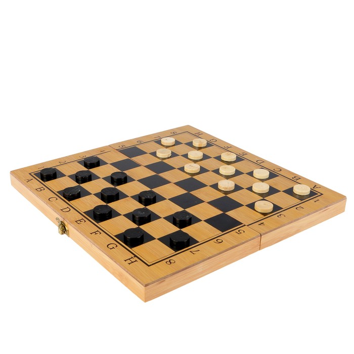 Набор игр 3в1 (нарды, шахматы, шашки), дерево, 4,5*34*34см