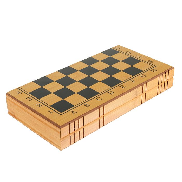 Игра настольная, набор 3в1 (шахматы, нарды, шашки), фигуры деревянные, 30*30см