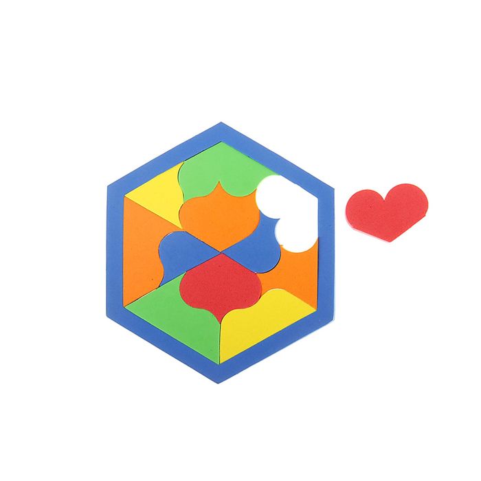 Головоломка "Мягик. Собери фигуры-1", МИКС