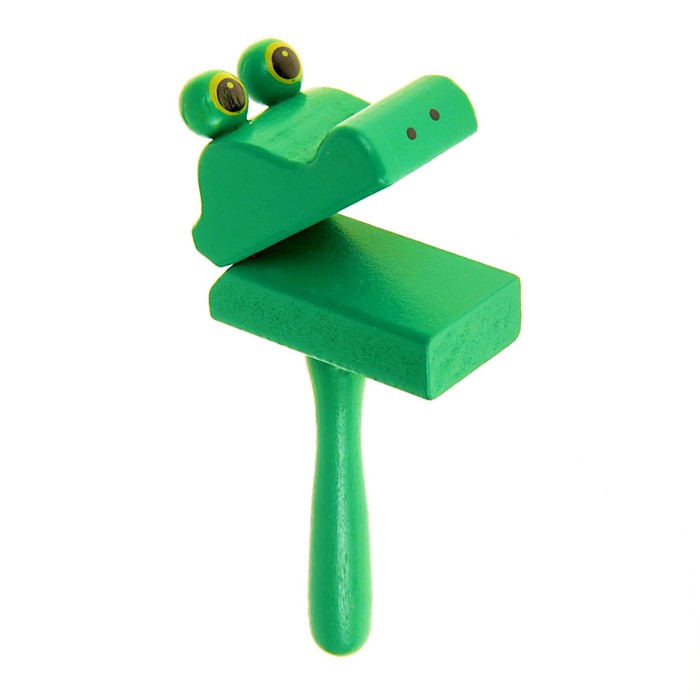 Игрушка музыкальная стучалка "Крокодил"