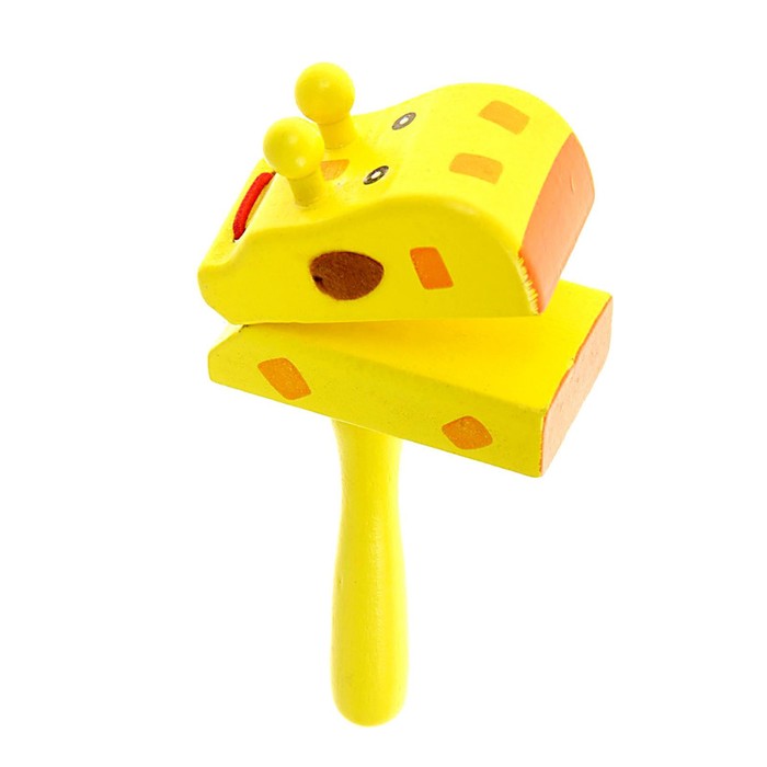 Игрушка музыкальная стучалка "Жираф"