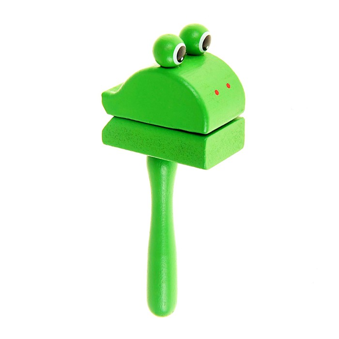 Игрушка музыкальная стучалка "Лягушка"