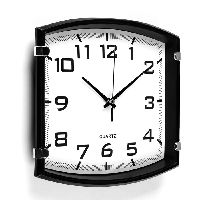 фото Часы настенные "модерн", 25 х 22 см, дискретный ход соломон