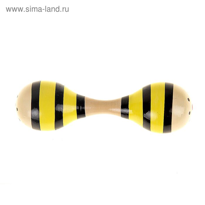 Маракас двусторонний «Пчёлка», средний