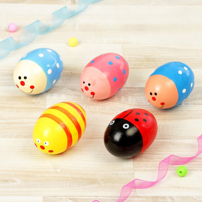 Маракас "Весёлые мордочки", МИКС