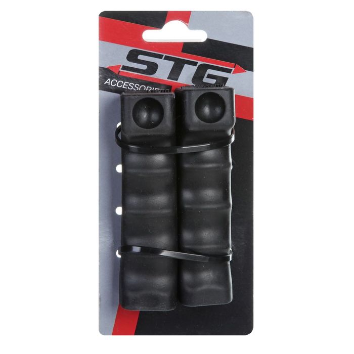 Грипсы STG FL-348-1, 115 мм, цвет чёрный