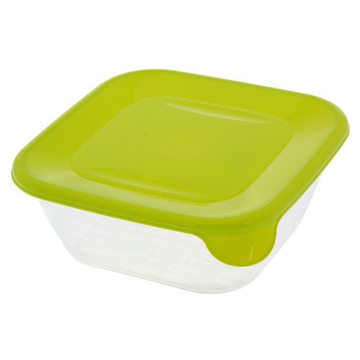 Емкость для продуктов 0,8 л "Практик", цвет зеленый