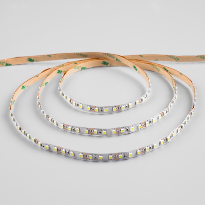 Светодиодная лента 12 В DC, 120SMD2835, 5 м, IP20, 12 Вт/м, холодный белый