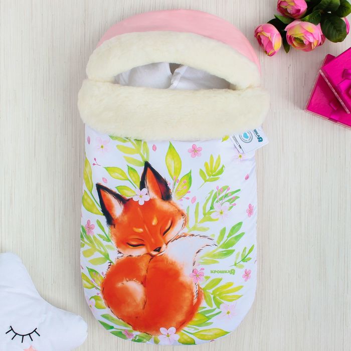 Конверт на выписку зимний "Лисенок"