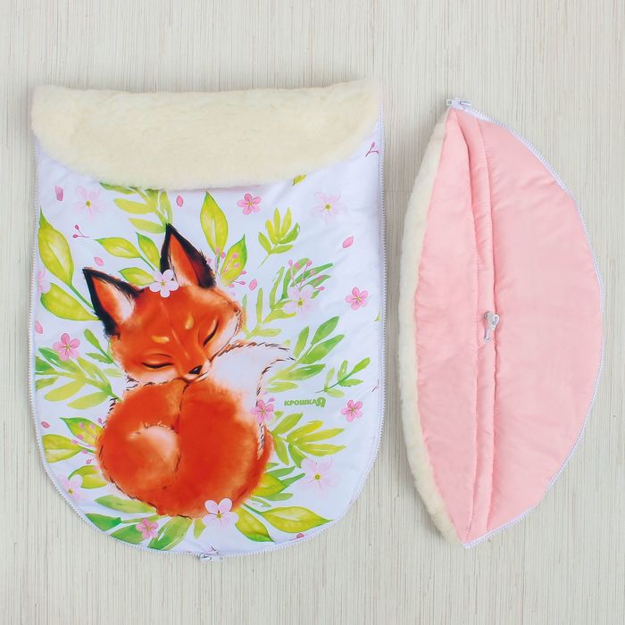 Конверт на выписку зимний "Лисенок"