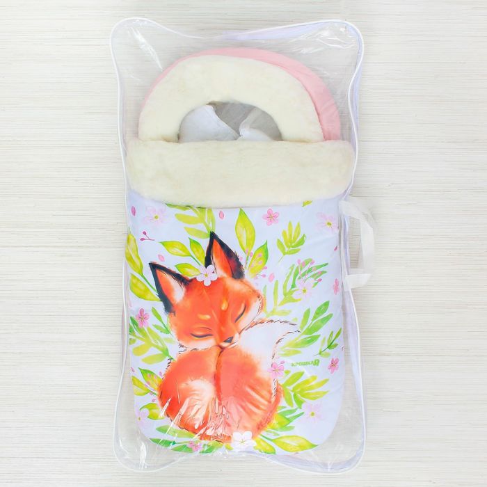 Конверт на выписку зимний "Лисенок"