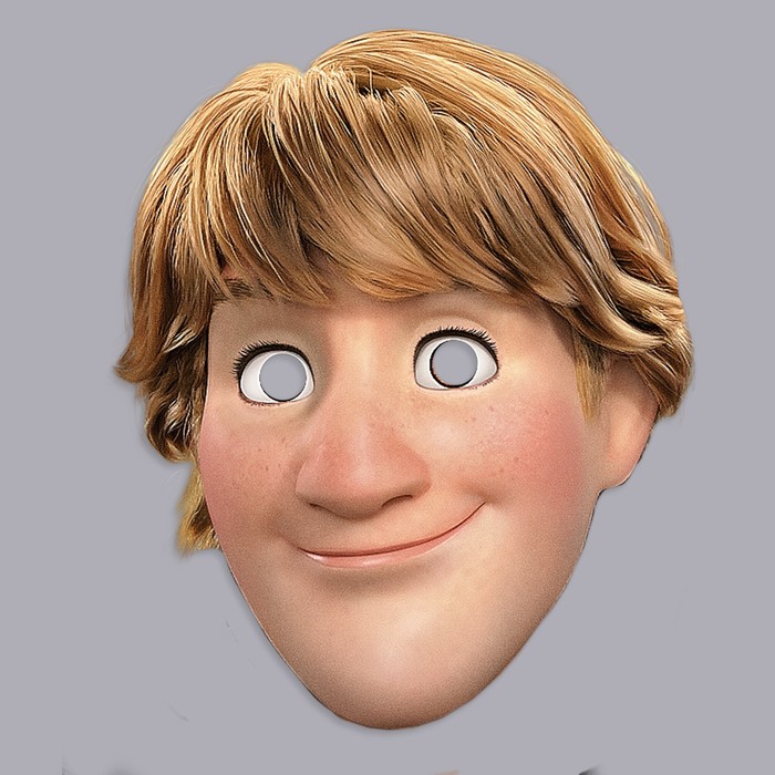 Маска карнавальная "Кристоф" Холодное Сердце, 18,3 х 21,6 см