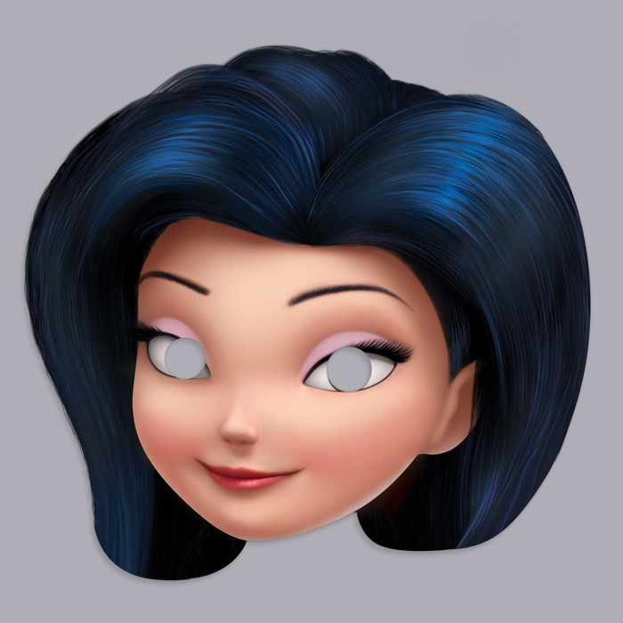 Маска карнавальная "Серебрянка" Феи, 24,4 х 23,4 см