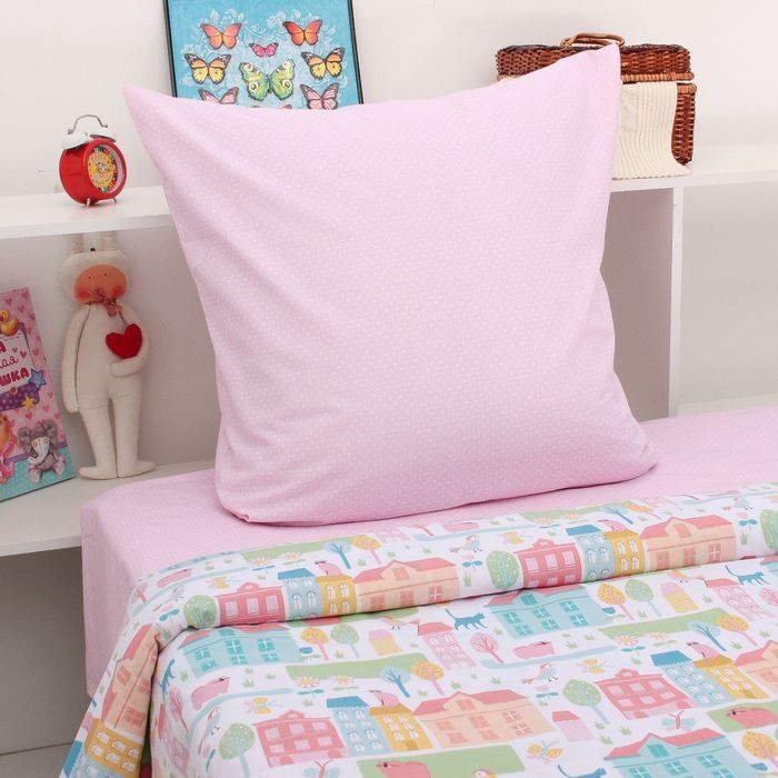 Постельное бельё "Этелька" Городские сны 143х215 см, 150х214 см, 70х70 см, поплин