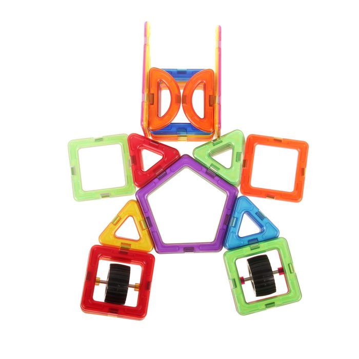 Магнитный 3D конструктор «Робот Магникон», 41 деталь