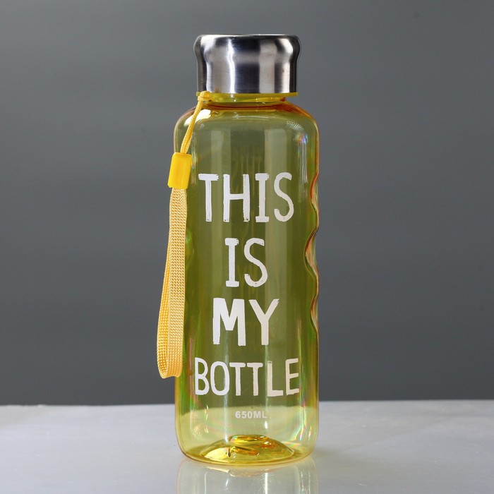 Бутылка для воды This is My bottle, 650 мл, микс