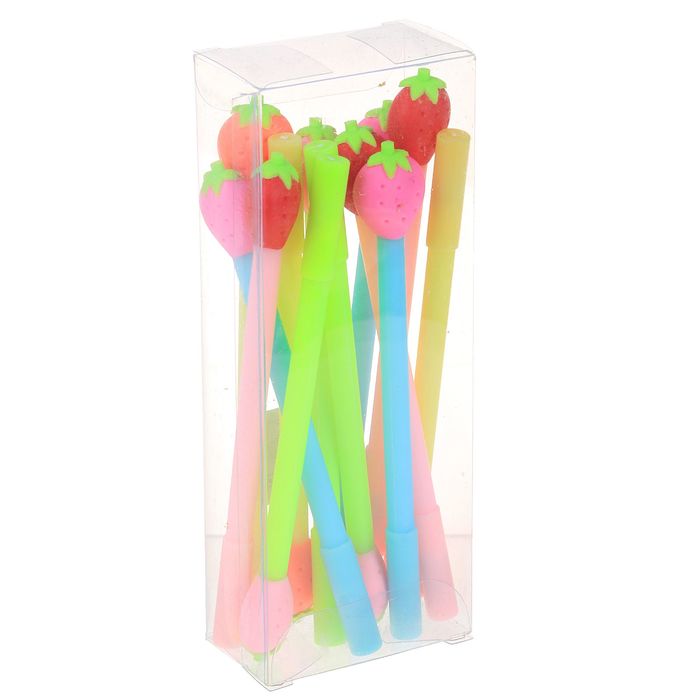 Ручка гелевая-прикол Клубничка МИКС