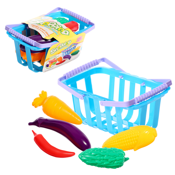 Игрушечная продуктовая корзина «Магазинчик» игрушечная продуктовая корзина магазинчик