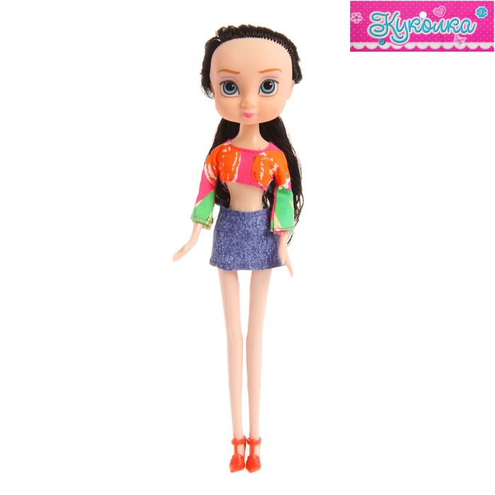 Кукла модная "Агата" в платье, МИКС