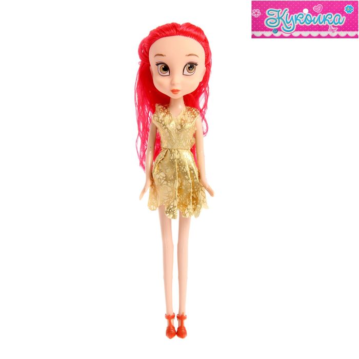 Кукла модная "Агата" в платье, МИКС