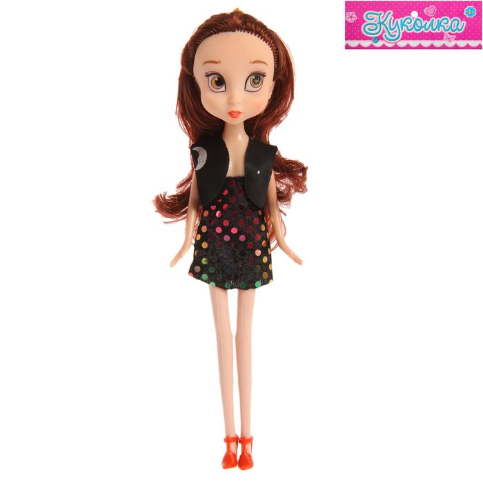 Кукла модная "Агата" в платье, МИКС