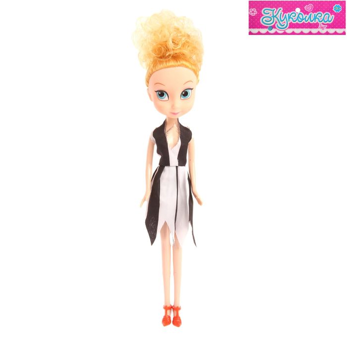 Кукла модная "Агата" в платье, МИКС