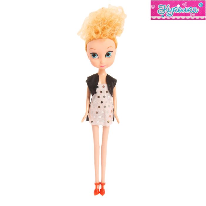 Кукла модная "Агата" в платье, МИКС