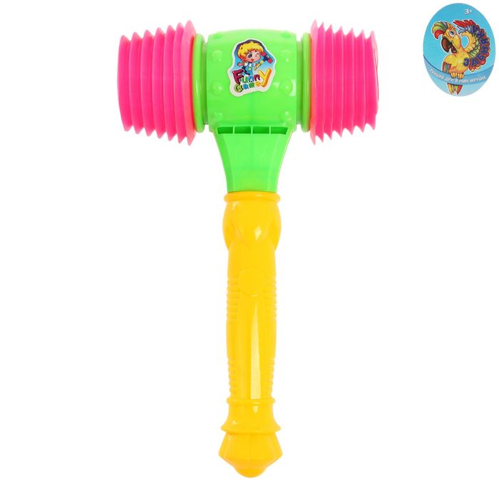 Молоток-пищалка двусторонний "Музыкальный взрыв-4", МИКС