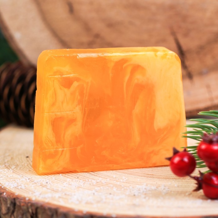 Косметическое мыло "Радости и тепла в Новом году!", апельсин