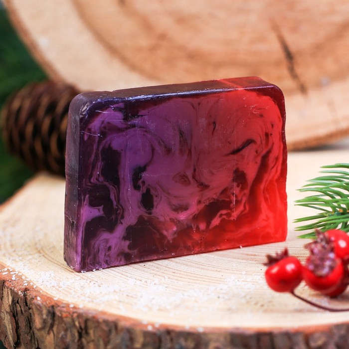Косметическое мыло "Пусть все твои мечты исполнятся!", брусничный джем